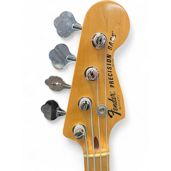 Vintage 1980 Fender PRECISION BASS Natural Electric Bass Guitar