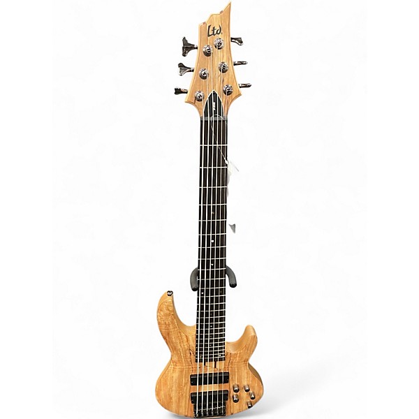 Used ESP LTD B206SM 6 String Natural Electric Bass Guitar