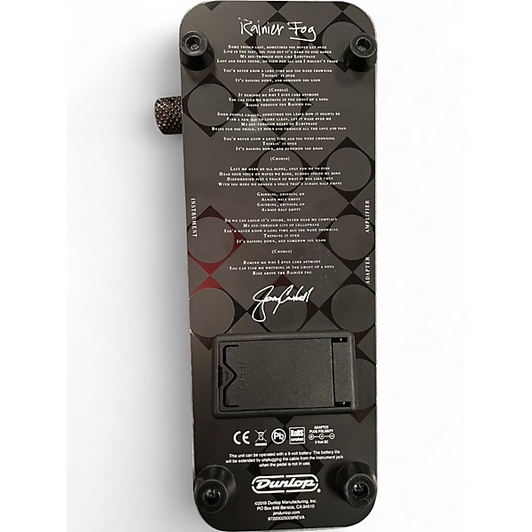 Used Dunlop JC95 Jerry Cantrell Signature Cry Baby Wah