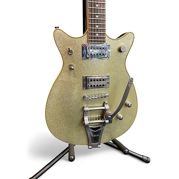 Used Gretsch Guitars Synchromatic Double Jet Silver Sparkle