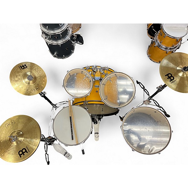 Used 2018 Yamaha 5 Piece Rydeen Yellow Drum Kit