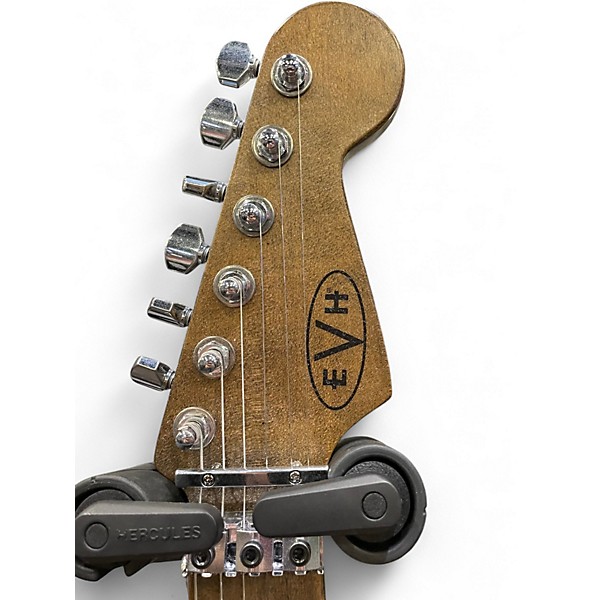 Used EVH Striped Series Frankie striped Solid Body Electric Guitar