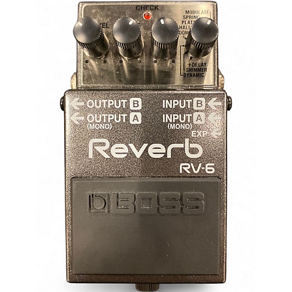 Used BOSS RV6 Digital Reverb Effect Pedal
