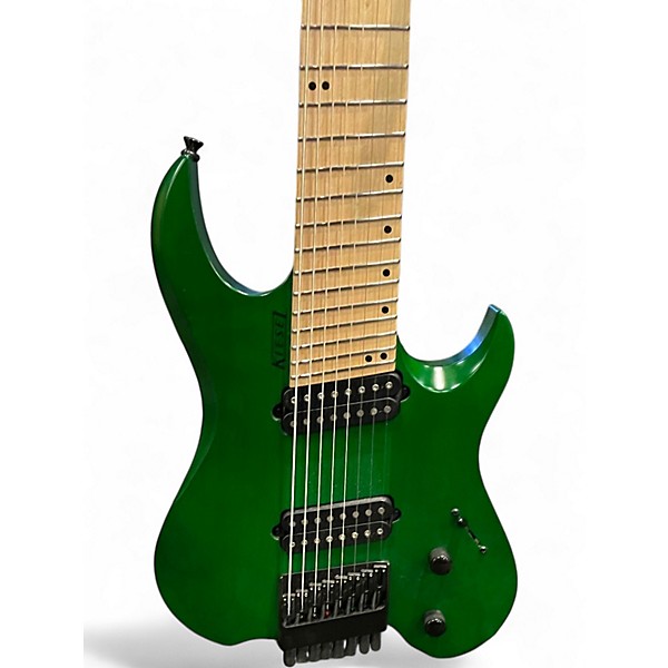 Used Kiesel VADER 8 Emerald Green Solid Body Electric Guitar