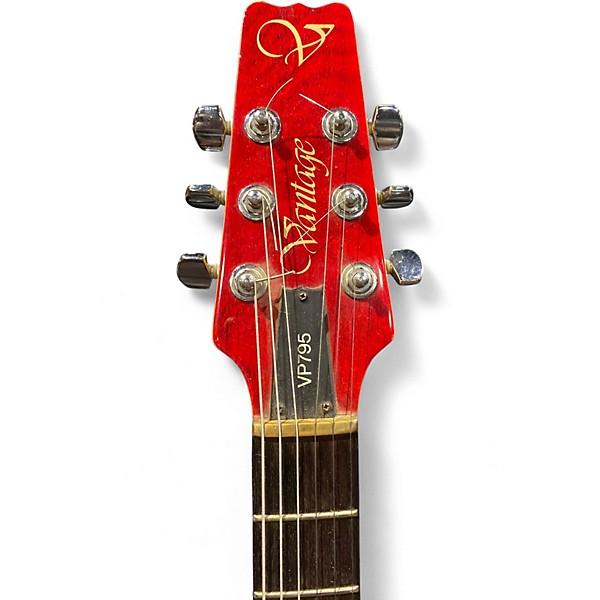 Used Peavey vp795 Red Solid Body Electric Guitar