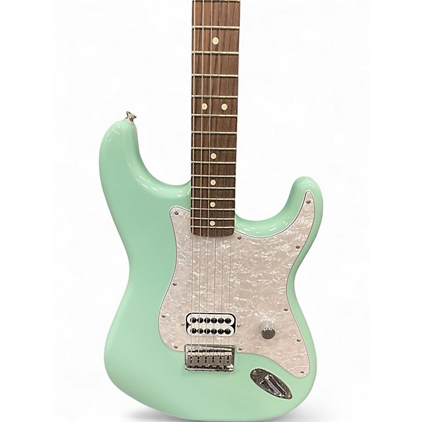 Used Fender Tom Delonge Signature Stratocaster Seafoam Green Solid Body Electric Guitar