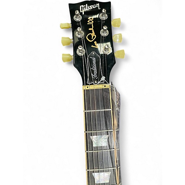 Used Gibson Les Paul 100 Traditional Cherry Sunburst Solid Body Electric Guitar