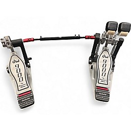 Used DW 9000 Series Double Double Bass Drum Pedal
