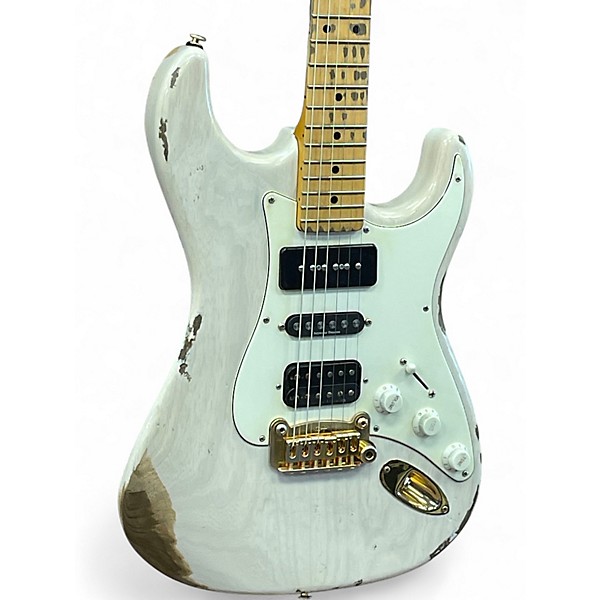 Used 2024 G&L Custom Shop Legacy Relic White Blonde Solid