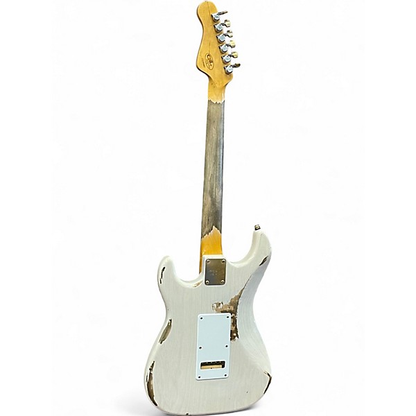 Used 2024 G&L Custom Shop Legacy Relic White Blonde Solid