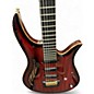 Used Wreck BLUE MORPHO Crimson Red Burst Hollow Body Electric Guitar