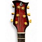 Used Wreck BLUE MORPHO Crimson Red Burst Hollow Body Electric Guitar