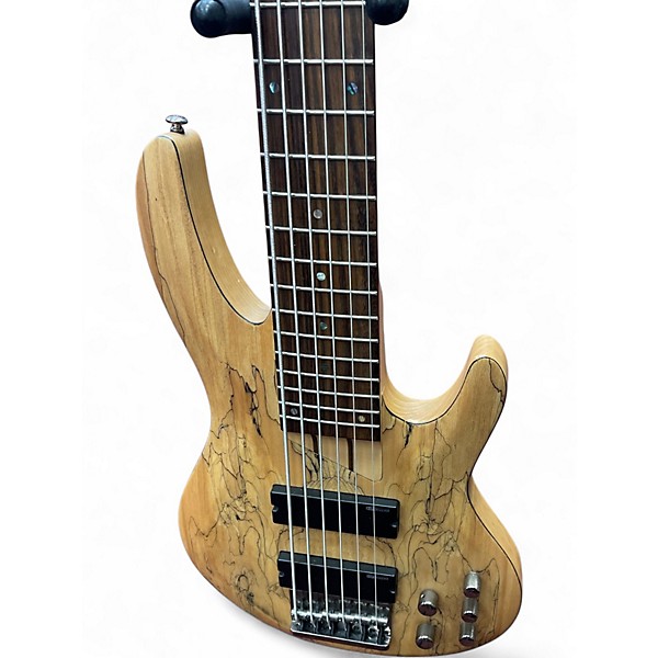 Used ESP LTD B206SM 6 String Natural Electric Bass Guitar