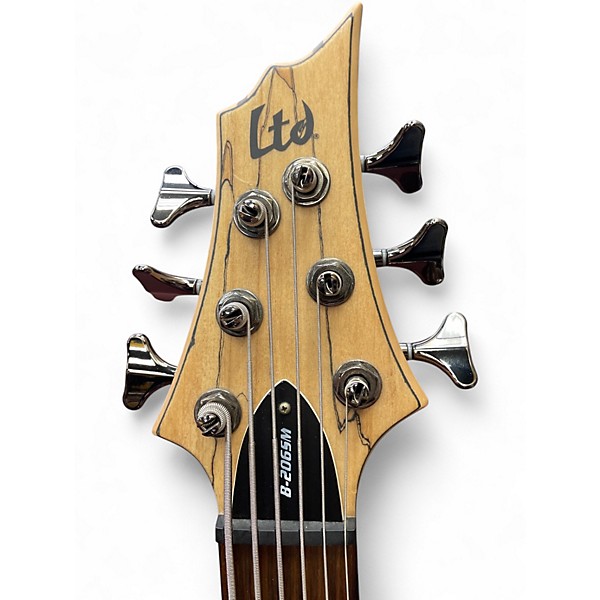 Used ESP LTD B206SM 6 String Natural Electric Bass Guitar