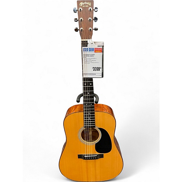 Used Martin D-18 Custom Shop Natural Acoustic Guitar