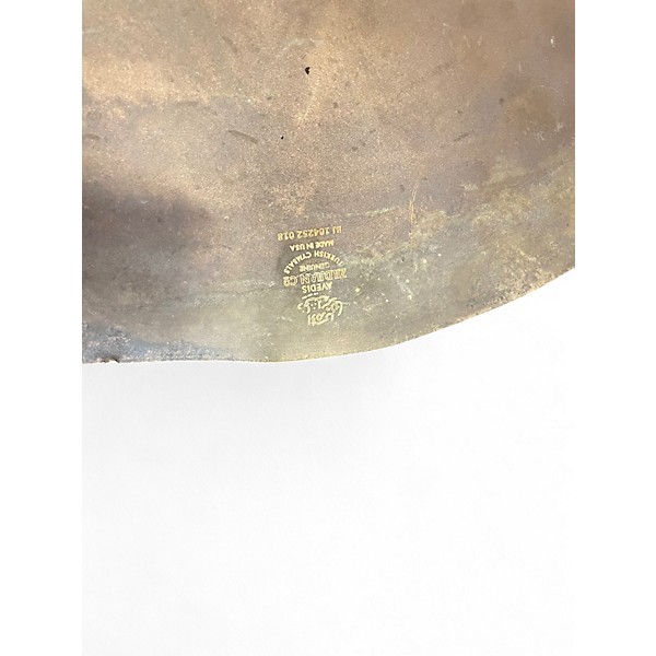 Used Zildjian 19in raw crash large Cymbal