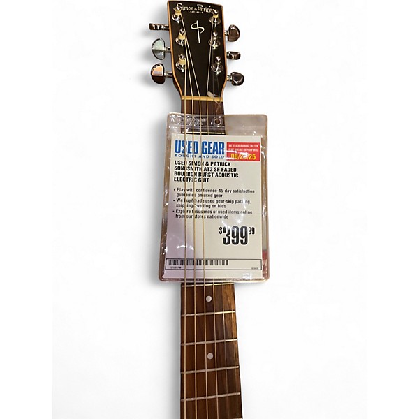 Used Simon & Patrick Songsmith AT3 SF Faded Bourbon Burst Acoustic Electric Guitar
