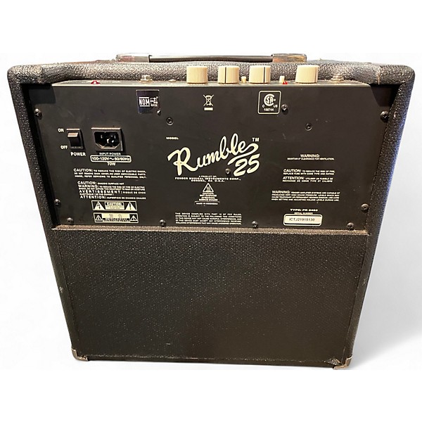 Used Fender Rumble 25 25W 1x8 Bass Combo Amp | Guitar Center