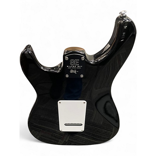 Used PRS SE Silver Sky Black Solid Body Electric Guitar
