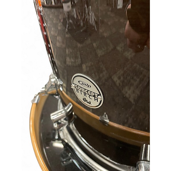 Used PDP by DW 5 Piece CONCEPT MAPLE SERIES WALNUT Drum Kit