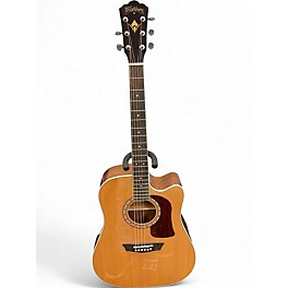 Used Washburn HD10SCE Natural Acoustic Guitar