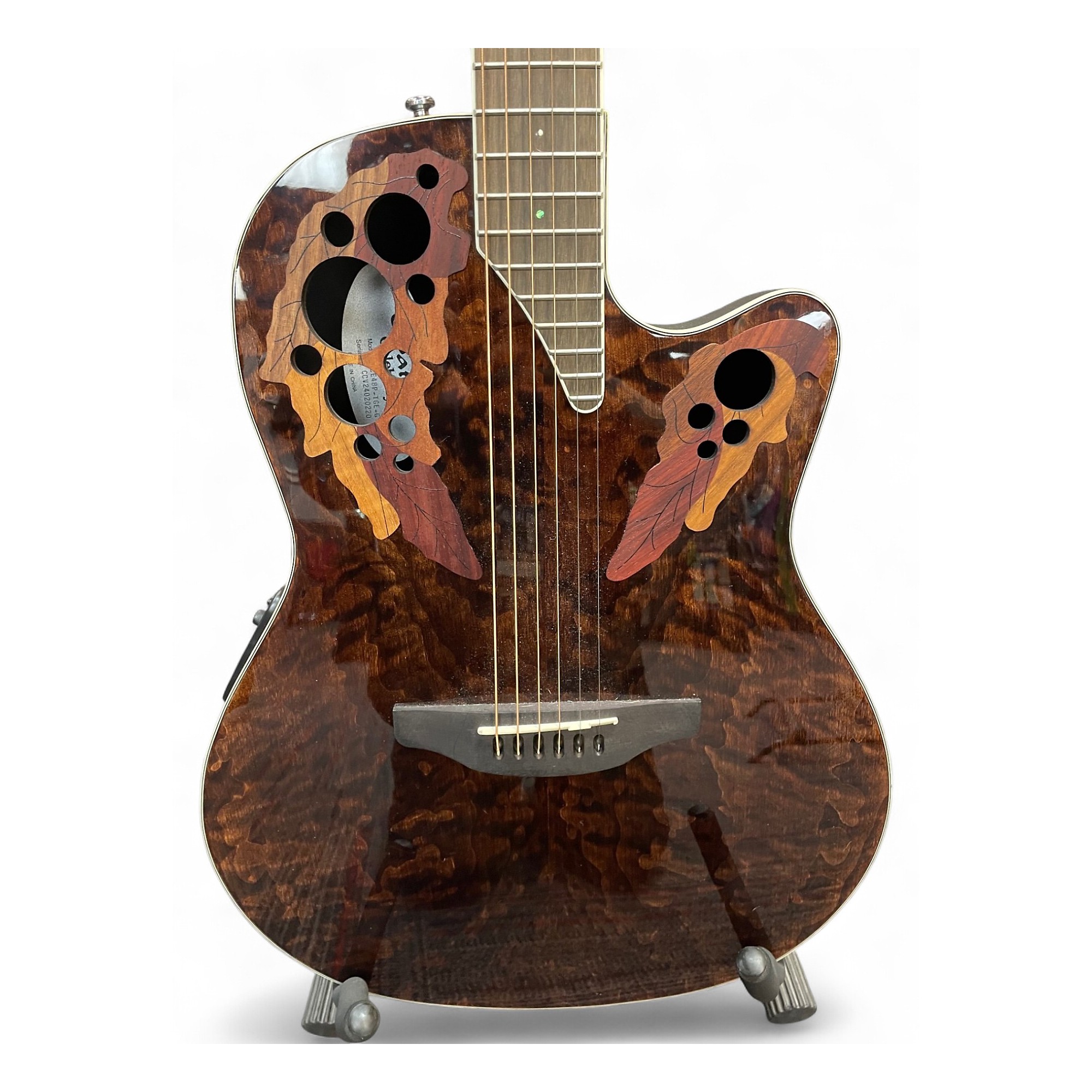 OVATION CE48P TIGER EYE　中古美品 Used Ovation CE48P Tiger Eye Acoustic Electric Guitar Tiger