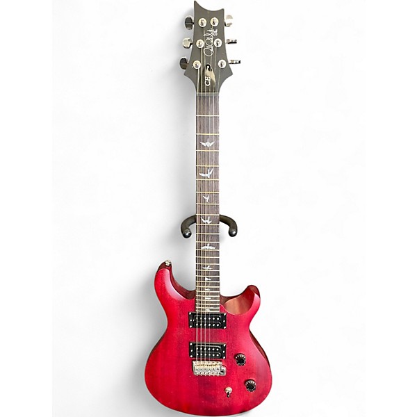 Used PRS se ce24 Burgundy Solid Body Electric Guitar