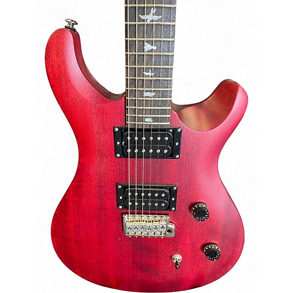 Used PRS se ce24 Burgundy Solid Body Electric Guitar