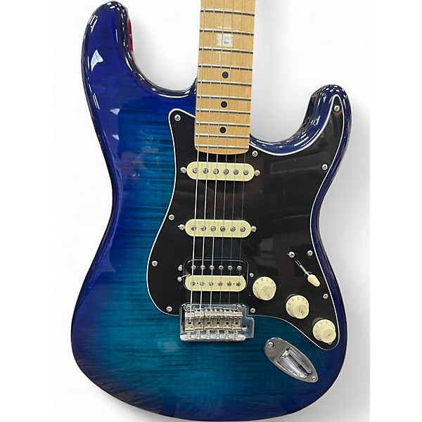 Used Fender Player Stratocaster Blue Burst Solid Body Electric Guitar