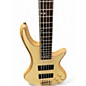Used Schecter Guitar Research Stiletto Custom 5 String Natural Electric Bass Guitar