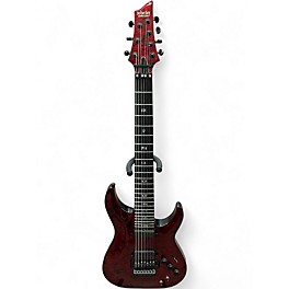 Used Schecter Guitar Research C-7 FR-S Apocalypse 7-String RED REIGN Solid Body Electric Guitar