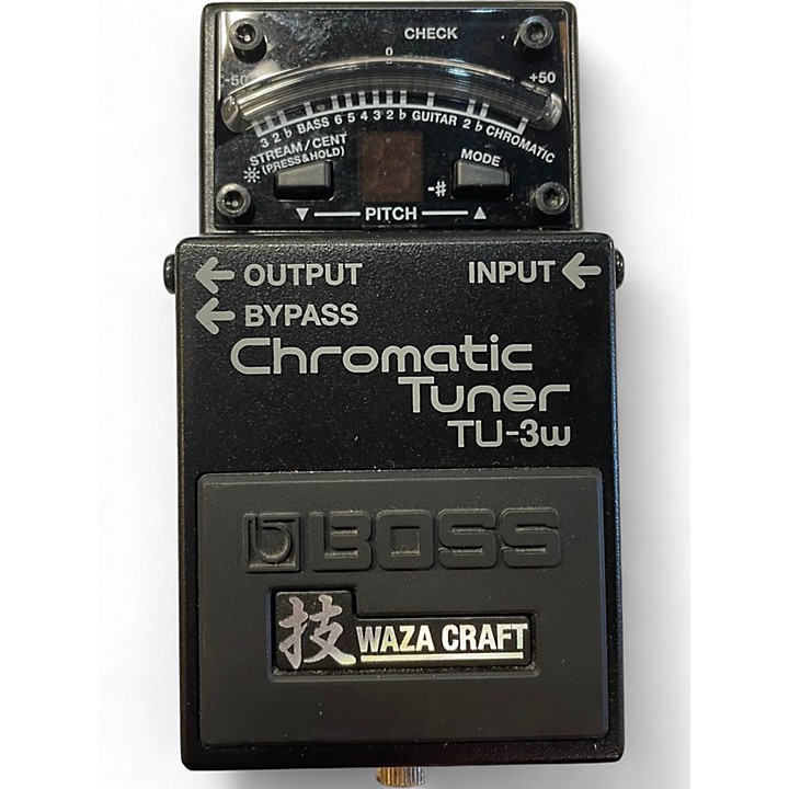 Used BOSS TU3W Waza Craft Chromatic Tuner Pedal | Guitar Center
