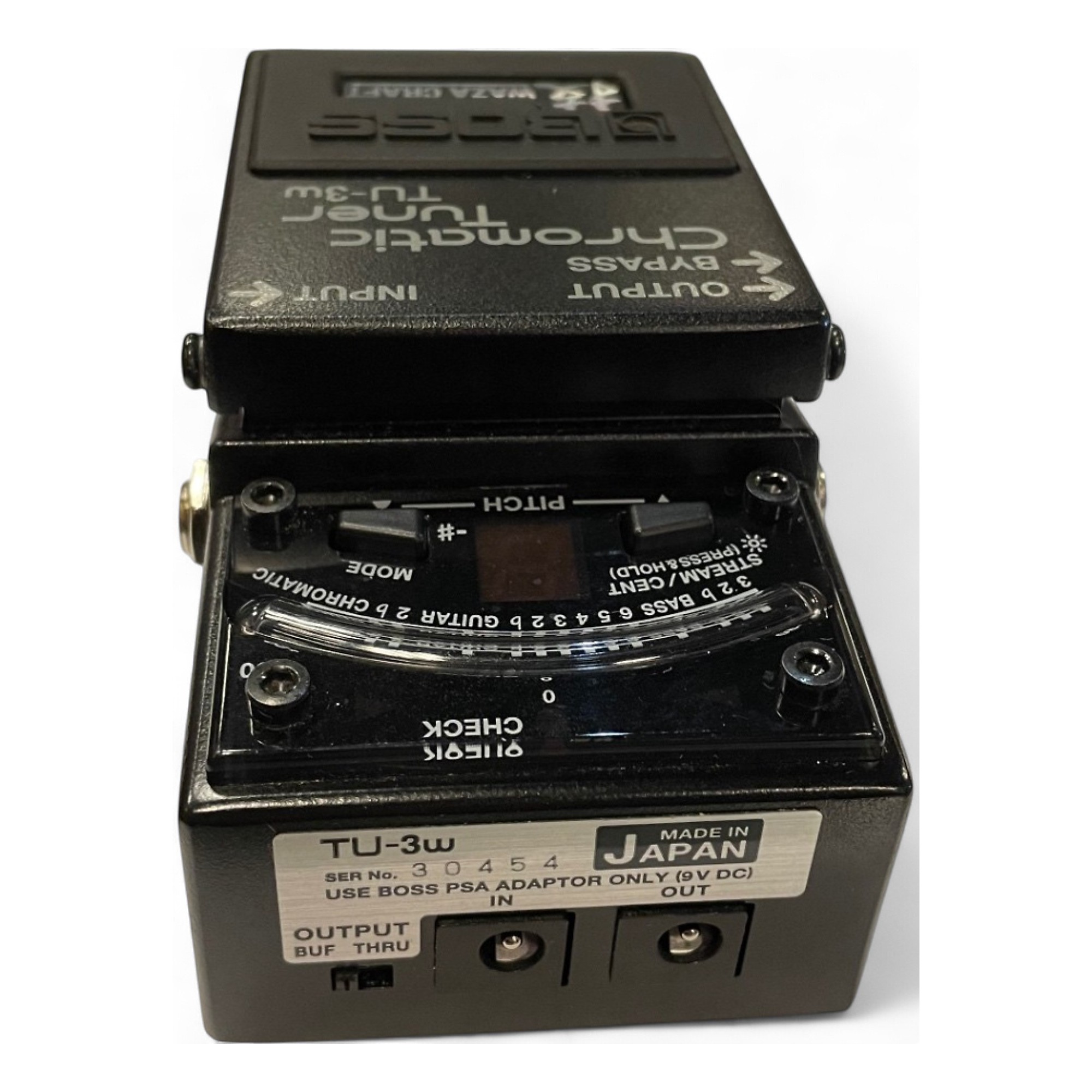 ギター BOSS Chromatic Tuner TU-3W Waza Craft The Guitar Sanctuary | Boss | Waza Craft | TU-3W | Chromatic