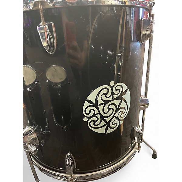 Used SONOR 4 Piece FORCE 1001 Black Drum Kit