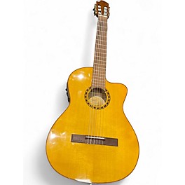 Used Lucero LFB250SCE Natural Classical Acoustic Electric Guitar