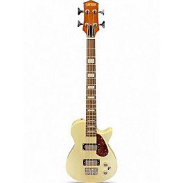 Used Gretsch Guitars Electromatic Junior Jet Bass II Short-Scale Vintage White Electric Bass Guitar