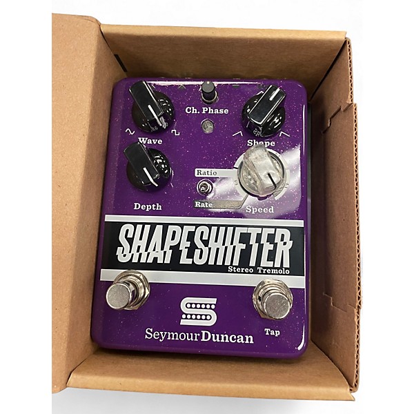 Used Seymour Duncan SFX07 Shape Shift Tap Tremolo Effect Pedal