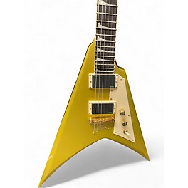 Used ESP LTD  Metallic Gold Solid Body Electric Guitar
