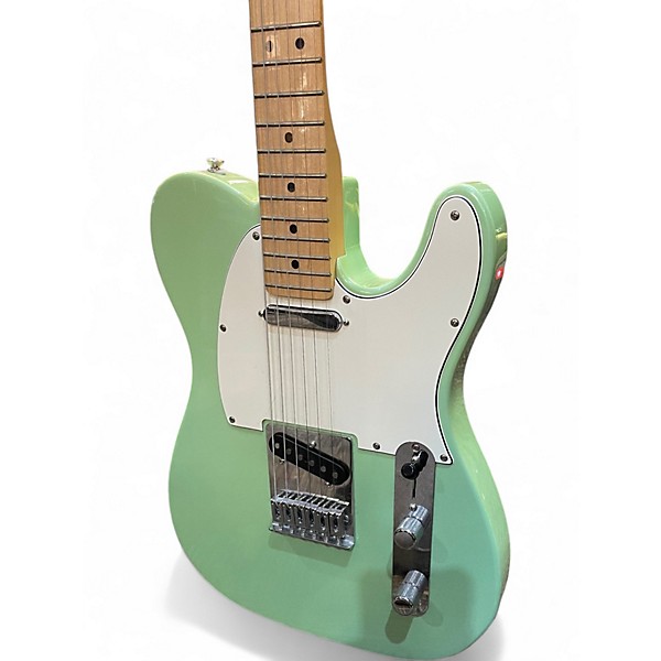 Used Fender Player Telecaster Surf Green Solid Body Electric Guitar