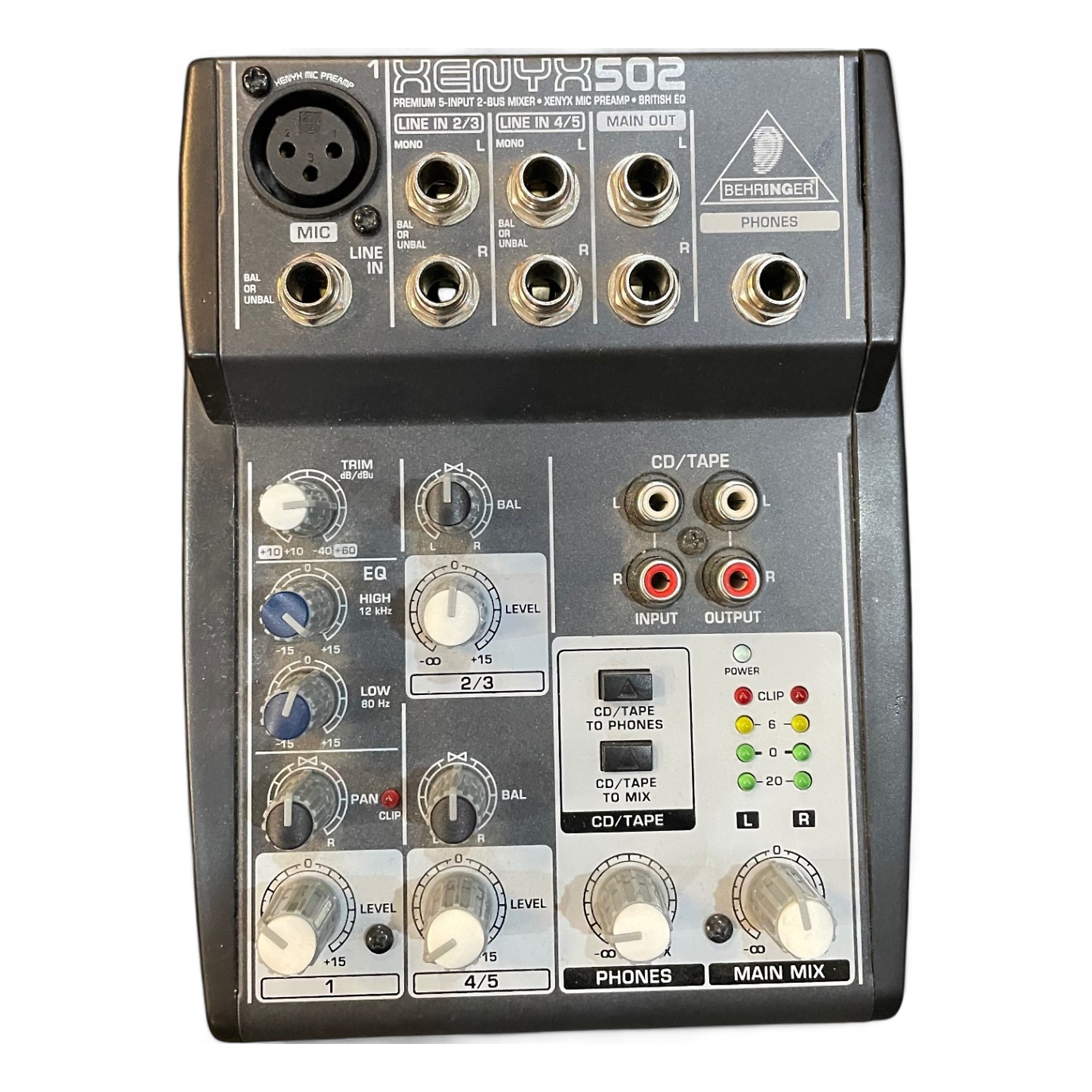 Used Behringer xenyx502 Unpowered Mixer | Guitar Center