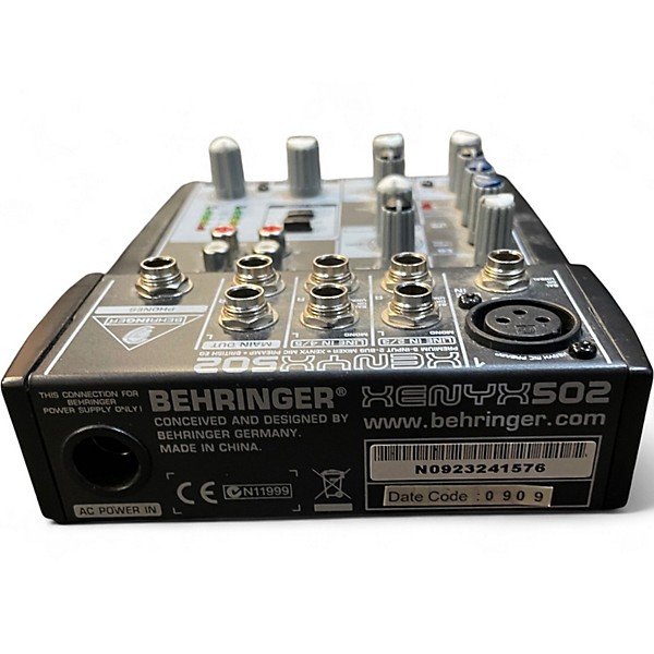 Used Behringer xenyx502 Unpowered Mixer