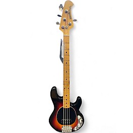 Used Ernie Ball Music Man Stingray 4 String 3 Color Sunburst Electric Bass Guitar