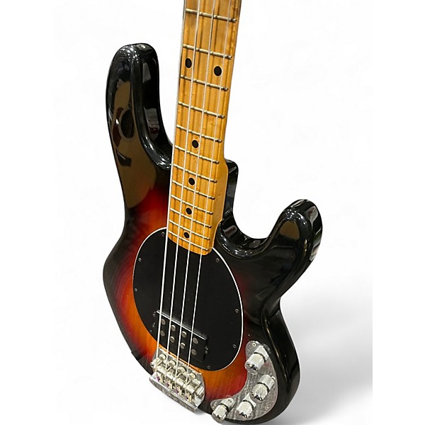 Used Ernie Ball Music Man Stingray 4 String 3 Color Sunburst Electric Bass Guitar