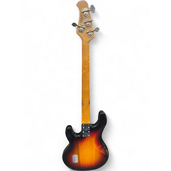 Used Ernie Ball Music Man Stingray 4 String 3 Color Sunburst Electric Bass Guitar