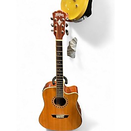 Used Washburn WD7SCE Natural Acoustic Electric Guitar