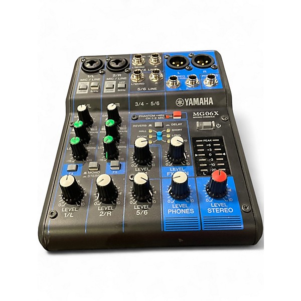 DJ機材 YAMAHA MG06x Yamaha MG06X 6-Input MG Series Compact Mixer with SPX