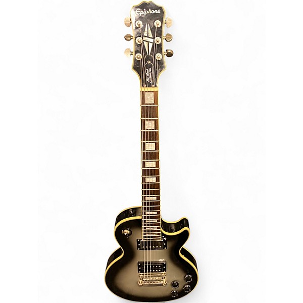 Used Epiphone Les Paul Custom Pro Silverburst Solid Body Electric Guitar