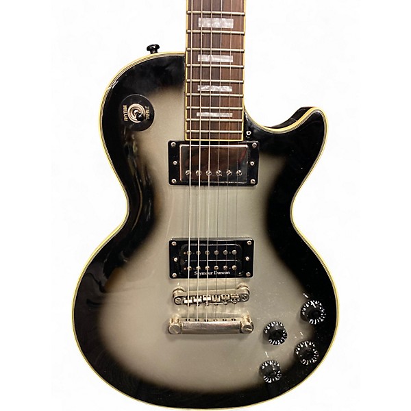 Used Epiphone Les Paul Custom Pro Silverburst Solid Body Electric Guitar