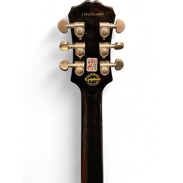 Used Epiphone Les Paul Custom Pro Silverburst Solid Body Electric Guitar