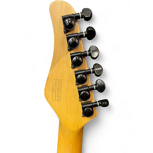 Used Schecter Guitar Research Diamond Series PT BLACK Solid Body Electric Guitar